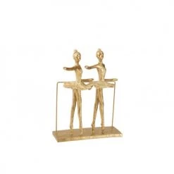 LANADECO Statuettes Et Figurines Ballerines Résine Or H30,5cm