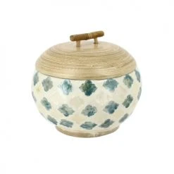 Pirouette Paris Statuettes Et Figurines Boite En Bambou Et Coquilles D'uf