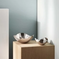 Georg Jensen Vases Bol Bloom Métal Argent L -Vases Soldes bol bloom metal argent l 2