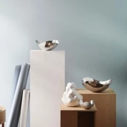 Georg Jensen Vases Bol Bloom Métal Argent L -Vases Soldes bol bloom metal argent l 3