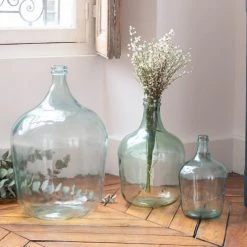 Maison Tilleul Vases Bonbonne Dame Jeanne 12L Transparent -Vases Soldes bonbonne dame jeanne 12l transparent 2
