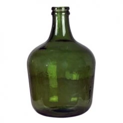 Maison Tilleul Vases Bonbonne Dame Jeanne 12L Vert