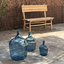Maison Tilleul Vases Bonbonne Dame Jeanne 34L Bleu -Vases Soldes bonbonne dame jeanne 34l bleu 3