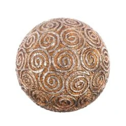 Ixia Statuettes Et Figurines Boule Décorative En Résine Argentée D10cm -Vases Soldes boule decorative en resine argentee d10cm 4