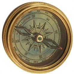 Signes Grimalt Statuettes Et Figurines Boussole En Laiton Ornementale D5,5cm