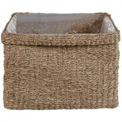 Beliani Vases Cache-pot D'intérieur En Bois Solide Beige H34 36 45 -Vases Soldes cache pot d interieur en bois solide beige h34 36 45 3