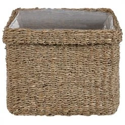 Beliani Vases Cache-pot D'intérieur En Bois Solide Beige H34 36 45 -Vases Soldes cache pot d interieur en bois solide beige h34 36 45 5