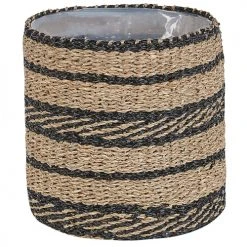Beliani Vases Cache-pot D'intérieur En Bois Solide Beige H37 33 28 -Vases Soldes cache pot d interieur en bois solide beige h37 33 28 4