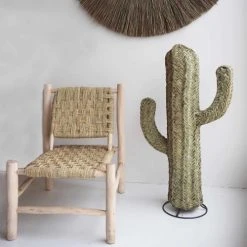 HYDILE Statuettes Et Figurines Cactus En Fibres Naturelles Déco H 1m -Vases Soldes cactus en fibres naturelles deco h 1m 1