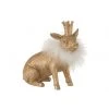 LANADECO Statuettes Et Figurines Cochon Couronne Résine Or -Vases Soldes cochon couronne resine or