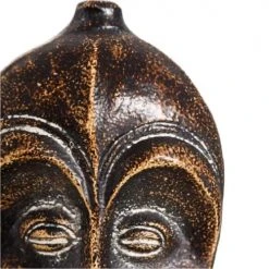 Ixia Statuettes Et Figurines Décoration à Poser Long Masque Ethnique Aspect Or Vieilli H41,5cm -Vases Soldes decoration a poser long masque ethnique aspect or vieilli h41 5cm 1