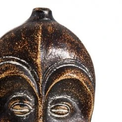 Ixia Statuettes Et Figurines Décoration à Poser Long Masque Ethnique Aspect Or Vieilli H41,5cm -Vases Soldes decoration a poser long masque ethnique aspect or vieilli h41 5cm 2