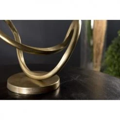 MACABANE Statuettes Et Figurines Décoration Aluminium Doré -Vases Soldes decoration aluminium dore 4