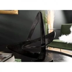 MACABANE Statuettes Et Figurines Décoration Aluminium Noir -Vases Soldes decoration aluminium noir 2