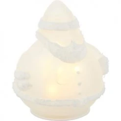 Sirius Statuettes Et Figurines Décoration Santa En Verre Blanc