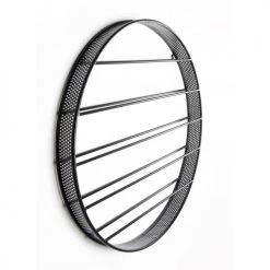 MACABANE Statuettes Et Figurines Etagère Range-bouteilles Vin 5 Niveaux 9 Bouteilles Ronde Métal Noir -Vases Soldes etagere range bouteilles vin 5 niveaux 9 bouteilles ronde metal noir 5