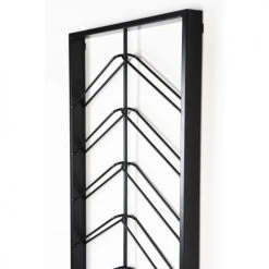 MACABANE Statuettes Et Figurines Etagère Range-bouteilles Vin 8 Niveaux 16 Bouteilles Métal Noir -Vases Soldes etagere range bouteilles vin 8 niveaux 16 bouteilles metal noir 4