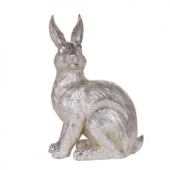 Beliani Statuettes Et Figurines Figurine Décorative Lapin 35 Cm -Vases Soldes figurine decorative lapin 35 cm 2