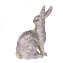 Beliani Statuettes Et Figurines Figurine Décorative Lapin 35 Cm -Vases Soldes figurine decorative lapin 35 cm 3