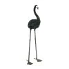Now’s Home Statuettes Et Figurines Flamant En Plumes D'oie Noires H120cm -Vases Soldes flamant en plumes d oie noires h120cm