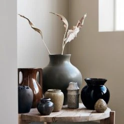 House Doctor Vases Gand Vase En Céramique Marron H41 -Vases Soldes gand vase en ceramique marron h41 3