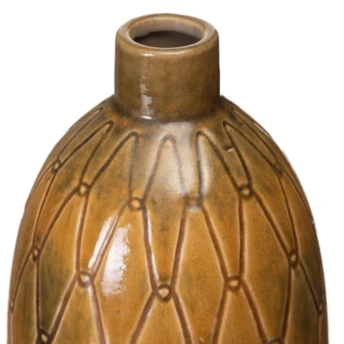 Ixia Vases Grand Vase Moutarde Patiné H30cm 4 Ixia Vases Grand Vase Moutarde Patiné H30cm – Image 2