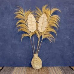 Now’s Home Vases Jarre Décorative En Fibre D'abaca -Vases Soldes jarre decorative en fibre d abaca 4