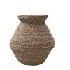 Casatera Vases Jarre En Mendong Naturel Marron -Vases Soldes jarre en mendong naturel marron