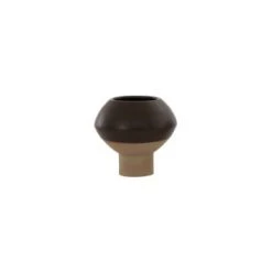 OYOY Living Design Vases Mini Vase Marron En Grès Ø13x12cm -Vases Soldes mini vase marron en gres oe13x12cm 4