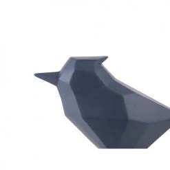Present Time Statuettes Et Figurines Oiseau En Résine Mat Origami 24cm Bleu -Vases Soldes oiseau en resine mat origami 24cm bleu 2