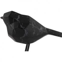 Pt' Statuettes Et Figurines Oiseau En Résine Noir Effet Marbre Origami Petit Modèle -Vases Soldes oiseau en resine noir effet marbre origami petit modele 3