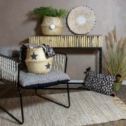 Pirouette Paris Statuettes Et Figurines Panier Cache-pot En Jonc De Mer D30 X H10 -Vases Soldes panier cache pot en jonc de mer d30 x h10 16