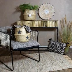 Pirouette Paris Statuettes Et Figurines Panier Cache-pot En Jonc De Mer D30 X H10 -Vases Soldes panier cache pot en jonc de mer d30 x h10 23