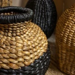 Now’s Home Vases Panier En Jacinthe D'eau D37cm -Vases Soldes panier en jacinthe d eau d37cm 2