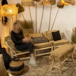 Now’s Home Vases Panier En Jacinthe D'eau D37cm -Vases Soldes panier en jacinthe d eau d37cm 4