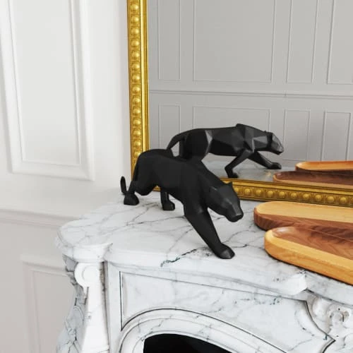 Potiron Paris Statuettes Et Figurines Panthère Décorative Noire, Statuette Origami En Polyrésine 4 Potiron Paris Statuettes Et Figurines Panthère Décorative Noire, Statuette Origami En Polyrésine – Image 2