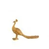 LANADECO Statuettes Et Figurines Paon En Résine Dorée -Vases Soldes paon en resine doree