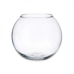Wadiga Vases Petit Vase Boule En Verre - Diamètre 12cm