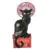 Parastone Statuettes Et Figurines Petite Statuette En Résine Le Chat Noir H10,5cm -Vases Soldes petite statuette en resine le chat noir h10 5cm