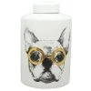 Now’s Home Vases Pot En Céramique Ave Couvercle Blanc Motif Chien 1 Now’s Home Vases Pot En Céramique Ave Couvercle Blanc Motif Chien -Vases Soldes pot en ceramique ave couvercle blanc motif chien
