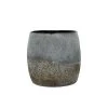 Now’s Home Vases Pot En Verre Gris Taupe H16 -Vases Soldes pot en verre gris taupe h16