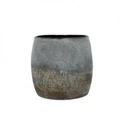 Now’s Home Vases Pot En Verre Gris Taupe H16