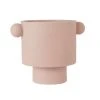OYOY Living Design Vases Pot Rose En Grès Ø30xH23cm -Vases Soldes pot rose en gres oe30xh23cm