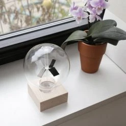 Kikkerland Statuettes Et Figurines Radiomètre Solaire Verre Transparent -Vases Soldes radiometre solaire verre transparent 2