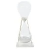Maisons Du Monde Sabliers Sablier Blanc En Verre Et Métal Doré -Vases Soldes sablier blanc en verre et metal dore 1000 12 28 209333 1