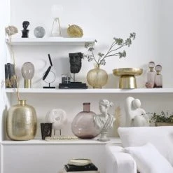 Maisons Du Monde Sabliers Sablier Blanc En Verre Et Métal Doré 8 Maisons Du Monde Sabliers Sablier Blanc En Verre Et Métal Doré -Vases Soldes sablier blanc en verre et metal dore 1000 12 28 209333 3