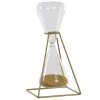 ITEM International Statuettes Et Figurines Sablier De Décoration Métal Doré Et Verre -Vases Soldes sablier de decoration metal dore et verre 2