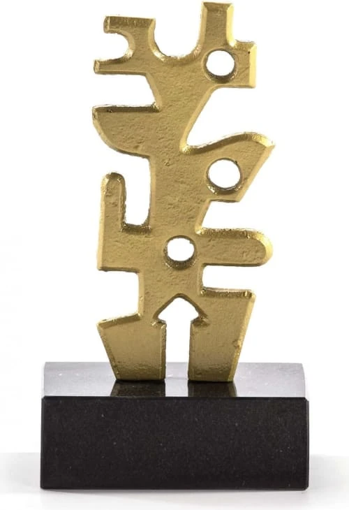 Thai Natura Statuettes Et Figurines Sculpture Noir Et Or 4 Thai Natura Statuettes Et Figurines Sculpture Noir Et Or – Image 2