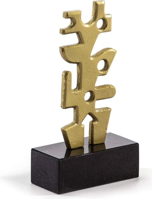 Thai Natura Statuettes Et Figurines Sculpture Noir Et Or 3 Thai Natura Statuettes Et Figurines Sculpture Noir Et Or