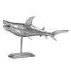 WOMO-DESIGN Statuettes Et Figurines Sculpture Requin Aluminium 106 X 36 X 61 Cm Argenté -Vases Soldes sculpture requin aluminium 106 x 36 x 61 cm argente